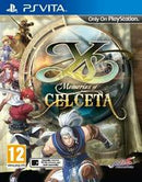 Ys: Memories of Celceta - Loose - PAL Playstation Vita