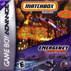 Matchbox Missions Air Land Sea Rescue & Emergency Response - In-Box - GameBoy Advance