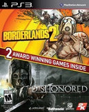 Borderlands 2 & Dishonored Bundle - Loose - Playstation 3