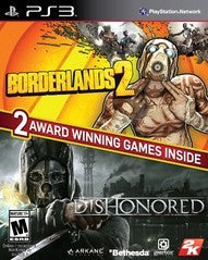 Borderlands 2 & Dishonored Bundle - Loose - Playstation 3