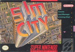 SimCity [Player's Choice] - Complete - Super Nintendo