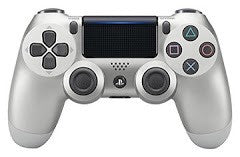 Playstation 4 Dualshock 4 Silver Controller - Complete - Playstation 4