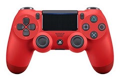 Playstation 4 Dualshock 4 Red Crystal Controller - Complete - Playstation 4