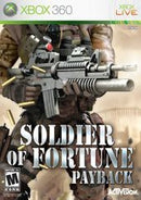 Soldier Of Fortune Payback - In-Box - Xbox 360