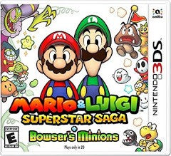 Mario & Luigi: Superstar Saga + Bowser's Minions - Complete - Nintendo 3DS