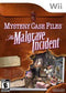 Mystery Case Files: The Malgrave Incident - In-Box - Wii