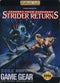 Strider Returns - Complete - Sega Game Gear