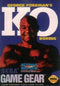 George Foreman's KO Boxing - In-Box - Sega Game Gear