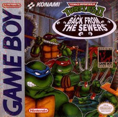 Teenage Mutant Ninja Turtles II Back from the Sewers - Loose - GameBoy