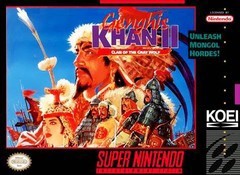 Genghis Khan II Clan of the Gray Wolf - Complete - Super Nintendo