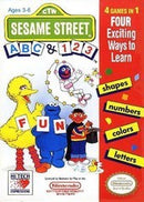 Sesame Street ABC and 123 - Loose - NES