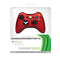 Xbox 360 Wireless Controller [Red Chrome] - Complete - Xbox 360