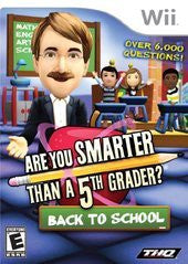 Are You Smarter Than A 5th Grader? Back to School - Loose - Wii  Fair Game Video Games