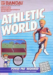 Athletic World [Family Fun Fitness] - In-Box - NES  Fair Game Video Games