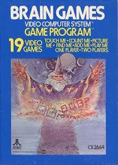 Brain Games [Text Label] - In-Box - Atari 2600  Fair Game Video Games