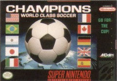 Champions World Class Soccer - In-Box - Super Nintendo  Fair Game Video Games