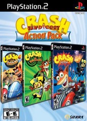 Crash Bandicoot Action Pack - Loose - Playstation 2  Fair Game Video Games