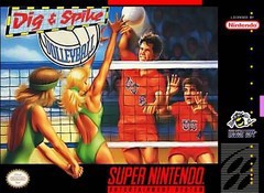 Dig and Spike Volleyball - Complete - Super Nintendo  Fair Game Video Games