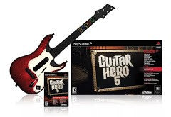 Guitar Hero 5 [Guitar Bundle] - Complete - Playstation 2  Fair Game Video Games