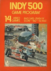 Indy 500 [Text Label] - Complete - Atari 2600  Fair Game Video Games