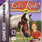 Let's Ride Sunshine Stables - In-Box - GameBoy Advance  Fair Game Video Games