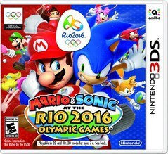 Mario & Sonic at the Rio 2016 Olympic Games - Complete - Nintendo 3DS  Fair Game Video Games