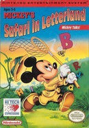 Mickey's Safari in Letterland - Loose - NES  Fair Game Video Games