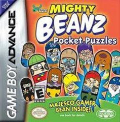 Mighty Beanz Pocket Puzzles - Complete - GameBoy Advance  Fair Game Video Games