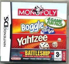 Monopoly / Boggle / Yahtzee / Battleship - Complete - Nintendo DS  Fair Game Video Games