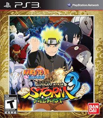 Naruto Shippuden Ultimate Ninja Storm 3 Full Burst - Loose - Playstation 3  Fair Game Video Games