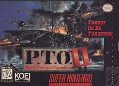 P.T.O. II - Complete - Super Nintendo  Fair Game Video Games