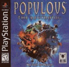 Populous The Beginning - In-Box - Playstation  Fair Game Video Games