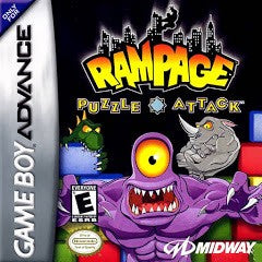 Rampage Puzzle Attack - In-Box - GameBoy Advance  Fair Game Video Games