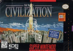 Sid Meier's Civilization - In-Box - Super Nintendo  Fair Game Video Games