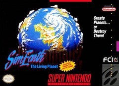 Sim Earth the Living Planet - In-Box - Super Nintendo  Fair Game Video Games