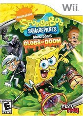 SpongeBob SquarePants Featuring Nicktoons Globs of Doom - In-Box - Wii  Fair Game Video Games