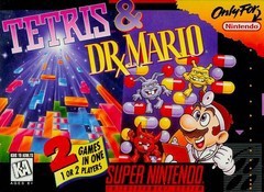 Tetris and Dr. Mario [Player's Choice] - Complete - Super Nintendo  Fair Game Video Games