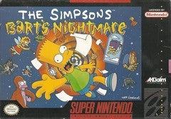 The Simpsons Bart's Nightmare - Complete - Super Nintendo  Fair Game Video Games