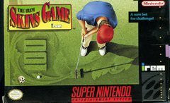 The Skins Game - Complete - Super Nintendo  Fair Game Video Games