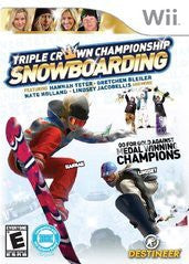 Triple Crown Snowboarding - Complete - Wii  Fair Game Video Games