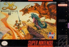 Ys III Wanderers from Ys - In-Box - Super Nintendo  Fair Game Video Games