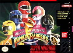 Mighty Morphin Power Rangers - Loose - Super Nintendo