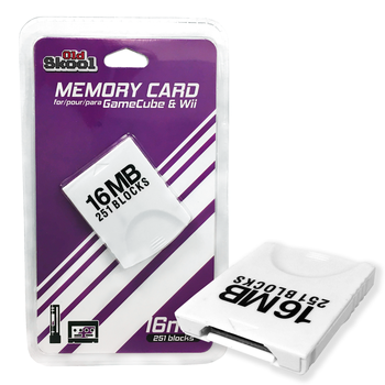 GameCube 16MB Memory Card - Old Skool