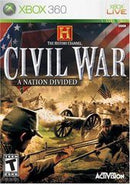 History Channel Civil War A Nation Divided - Loose - Xbox 360