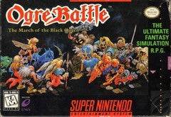 Ogre Battle The March of the Black Queen - Complete - Super Nintendo