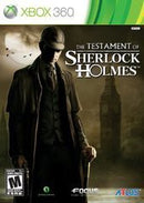 Testament Of Sherlock Holmes - Complete - Xbox 360