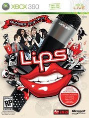 Lips: Number One Hits [Bundle] - Loose - Xbox 360