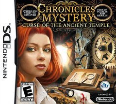 Chronicles of Mystery: Curse of the Ancient Temple - Complete - Nintendo DS