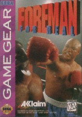 Foreman for Real - Loose - Sega Game Gear